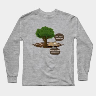 the lazy monkey Long Sleeve T-Shirt